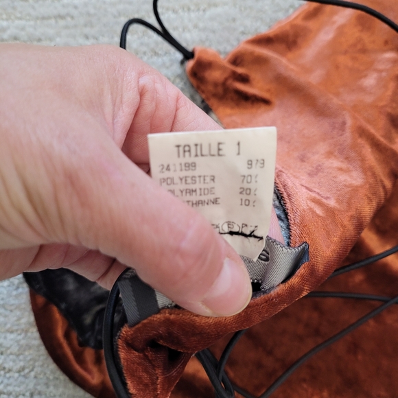 Y2K KOOKAI MAXI SKIRT AND MATCHING VELOUR TOP - Picture 5 of 9